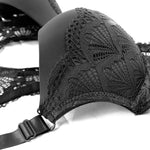 Beauwear Racer Back Lace Bras for Women Plus Size Molded Cup Bra Underwire Bra no Pad