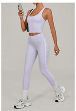 Women's Seamless Yoga Sets Sports Fitness Beauty Back Vest Hip-lifting Pants Slim-fit Suits Running Workout Gym Training Sets