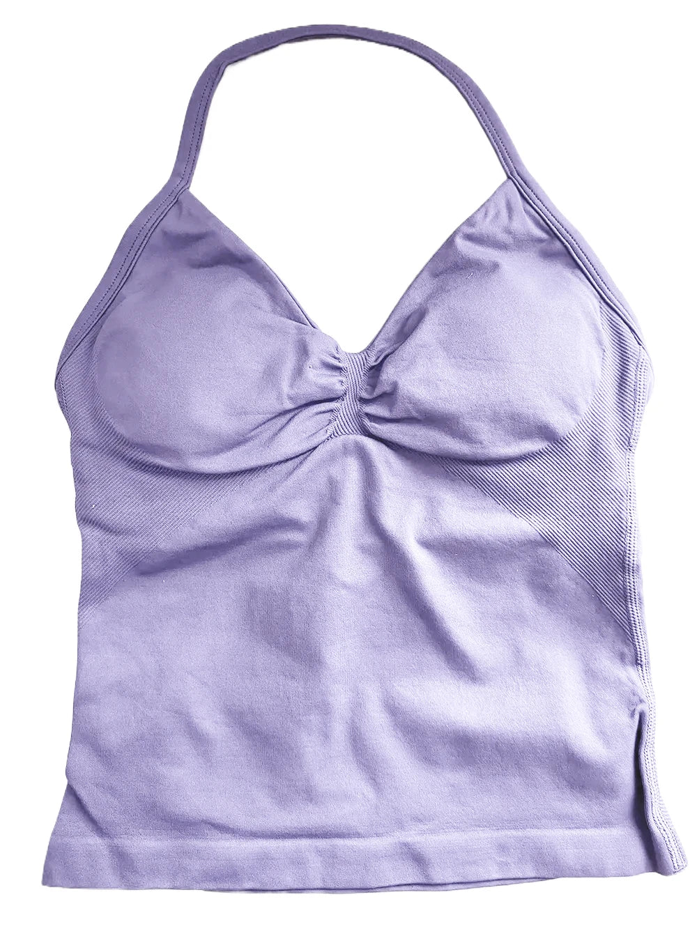 Longline Gym Top Women Clothes Sports Shirts Yoga Crop Top Vest Sports Bra Padded Halter Fitness Backless Workout Tank Top Woman