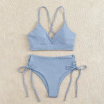 Sexy Bandage High Waist Brazilian Bikinis Sets Swimsuit Swimwear Swimming Suit for WomenNew Bikini Mujer Biquinis