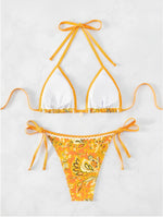 2026 Halter String Triangle Two Piece Bikini Women Swimwear Female Swimsuit Bathers Bathing Swimming Suit Beachwear Summer