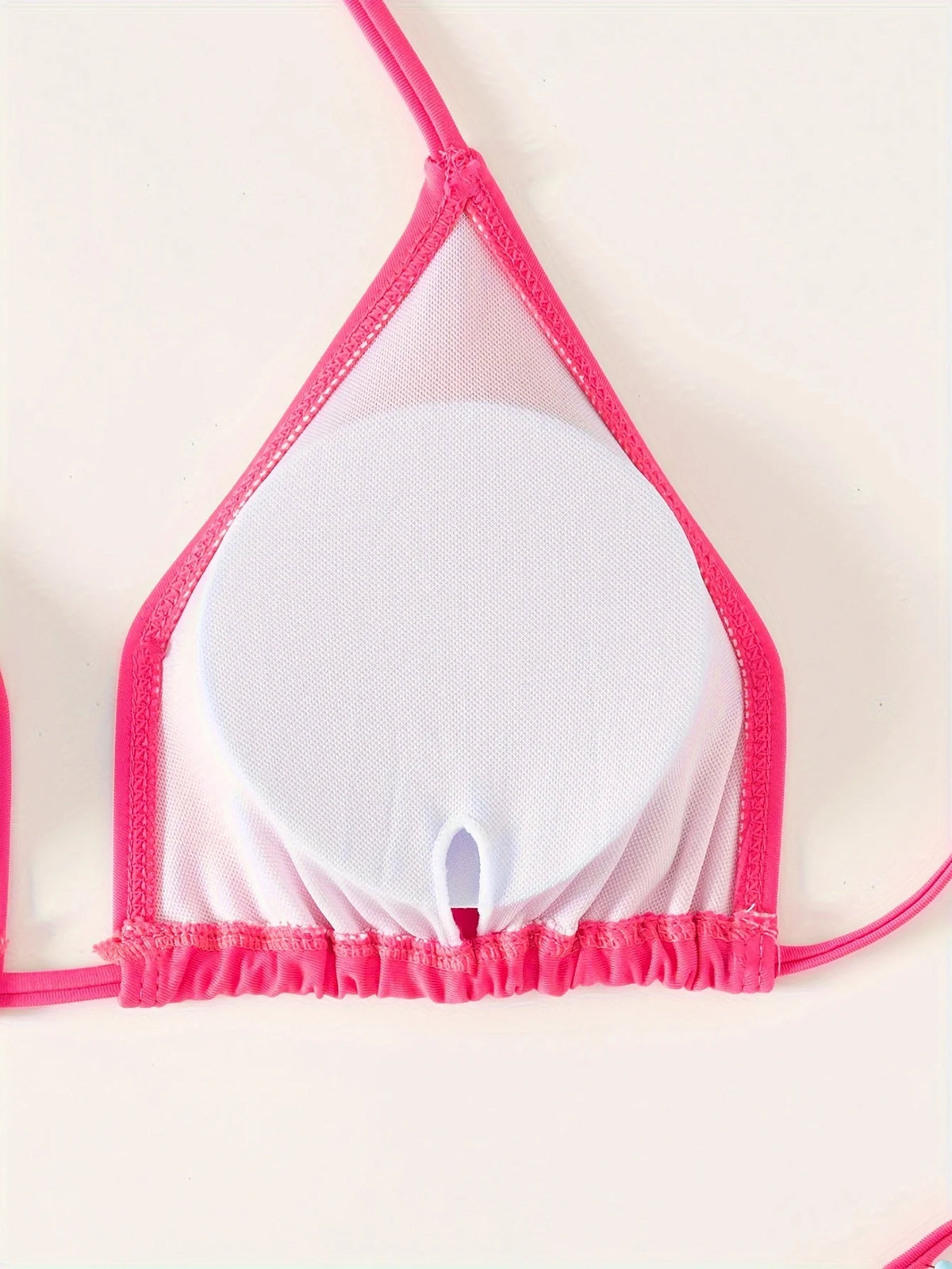 ZTVitality Sexy Halter Solid Color Stick Fruits Bikini Set Women Swmsuit Two-Piece Bandage Swimwear Bathing Suit Summer Biquini