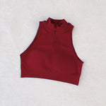 Drdfnamic High Neck Backless Sports Bra Support Back Cross Fitness Underwear Push-up Gym Clothes Workout Sports Tank Top XP400