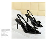 Luxury Designer Burgundy Suede Ankle Strap Pumps Sexy Pointed Toe Ankle Buckle Elegant Heels Fashion Wedding Party Shoes Shoes