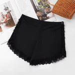 Ice Silk Safety Pants Women Shorts High Rise Underwear Sexy Lingerie Summer Under Skirt Shorts Female Lace Panties