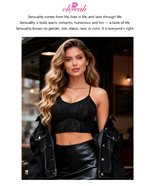 Black Rhinestone Camisole for Women Sexy Slim Fit Seamless Backless Short Top Night Out Clubwear