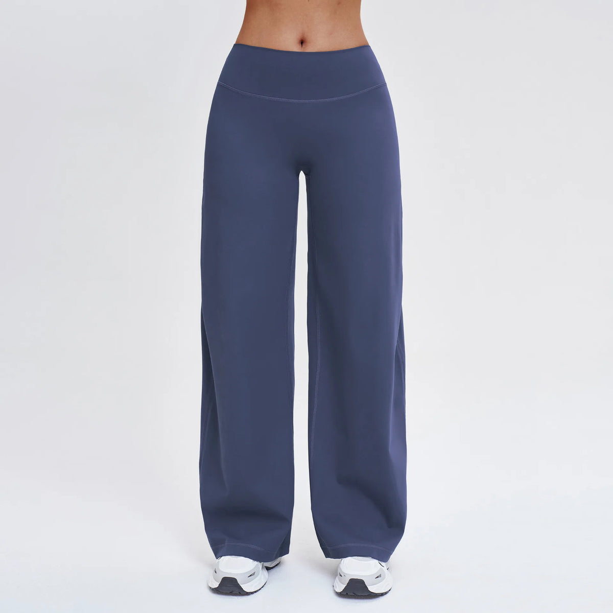 Wide-leg Pants Women Bell-bottoms High Waist Yoga Pants Workout Gym Leggings Naked Feel Pilates Running Cycling Sports Trousers