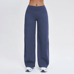 Wide-leg Pants Women Bell-bottoms High Waist Yoga Pants Workout Gym Leggings Naked Feel Pilates Running Cycling Sports Trousers