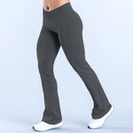 NCLAGEN Vision Flares Women Seamless Gym Yoga Pants High Cross Waist Fashion Sports Leggings Fitness Wide-leg Workout Trousers