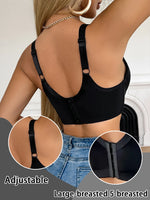 Push UP Bra for Women Lace Trim B C Cup Padded Bust Enhancing sexy bras Side Support Function Comfortable bra