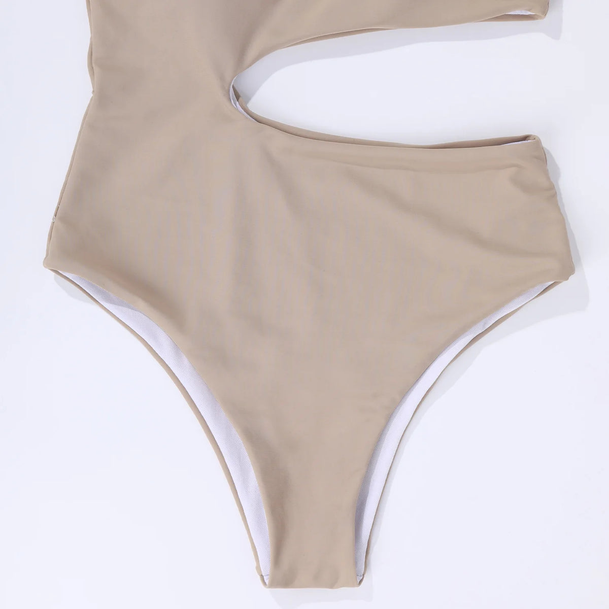 2026 One Shoulder Swimwear Women Solid Color Hollow Out One Piece Swimsuit Summer Beach Bathing Suit Backless Bodysuit Monokini
