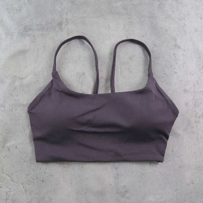 DIAS FIT JOY Women's Sports Bra with Removable Pads for Yoga Golf Cycling – High Support Workout Vest for Running & Fitness