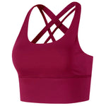 Gym Push Up Bra Women Sports Bra Back Closure High Impact Workout Sport Top Crop Fitness Wear For Yoga Gym Brassiere Sportswear