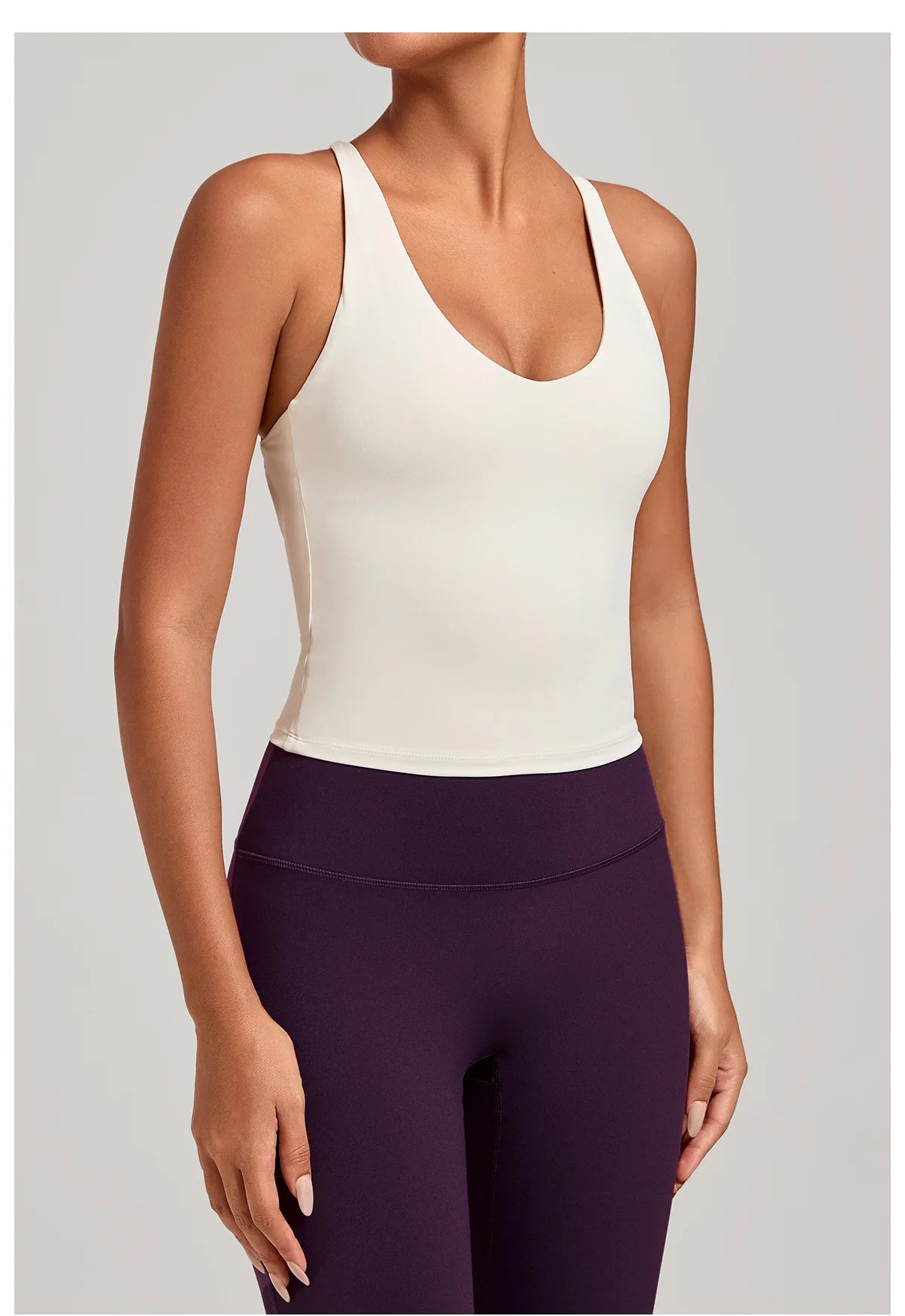 Women Sports Yoga Vest With Cross Shoulder Straps Quick Drying Sexy Yoga Bra Gym Breathablefitness Push Up Training Sports Vest