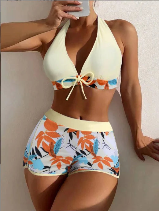 Plus Size Women's Swimsuit Tankini Boxer Bikini 3XL 4XL 5XL
