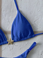 Sexy Metal Starfish Bikini Set Women Yellow Blue Push Up Bra Thong Swimsuit 2026 Summer Bathig Suit Bandage Holiday Swimwear