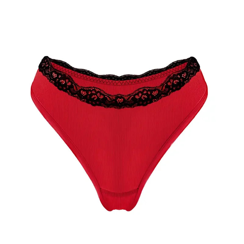 6pcs/pack Solid Sexy Lace Women's Panties Breathable Comfortable Sexy Lingerie Elegant Low Waist Lady Briefs Female Underwear