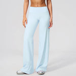 NCLAGEN Womens Wide Leg Pants High Waist GYM Clothes Loose Casual sport Trousers Outdoor Running Fitness Workout Leggings