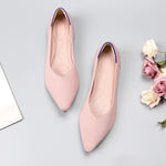 Women's Shoes Mesh Breathable Pointed Toe Flat 2026 Fashion Soft Bottom Knitted Shoes Female Casual Slip on Footwear Loafers