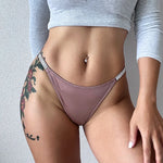 Sexy Panties Women Thongs Rhinestones G string Letter Diamonds Sports Thong Low Waist Briefs T-back Fitness Size S-XL