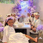 6-18Set Spa Party Robes for Girls Spa Gowns for Girls Spa Supplies Kimono Satin Robe Sleepover Pajamas Party Birthday Slumber