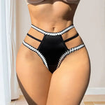 1pcs Low Waist Fashion Style Women G-string Black Women Intimate Sexy Lingerie Elegant Lady Thongs Underwear Female Panties