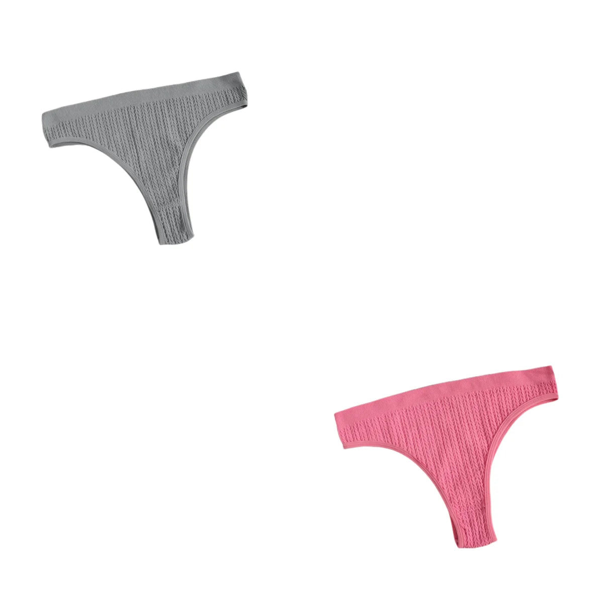 2Pcs/Set Seamless Panties Women Low Rise Panty Soft Solid Color Briefs Sexy Sports Underwear Female Underpants Lingerie M-XL