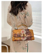 Vintage Bamboo Top Handle Bag Classic Mother Chic Lady Bags Women Shoulder Crossbody Bag Chain Bags Women's Handbags Purses