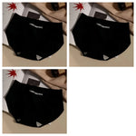 3Pcs/Set Women Soft Cotton Panties Mid Waist Briefs in Warm Tan Minimalist Intimates Breathable Stretch Underwear Size M-2XL