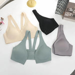 Front Closure Push Up Bra Seamless Underwear Women's Bras Without Steel Ring Gathers Non-wire Bra Beauty Back Sexy Lingerie