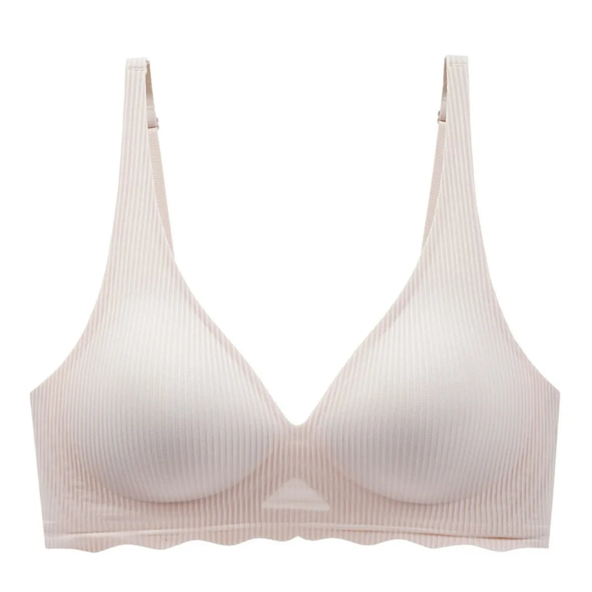 Push-Up Bras For Women Seamless Underwear Non-Wire Bralette Female Sexy Lingerie Deep V-neck Brassiere Solid Color Intimates