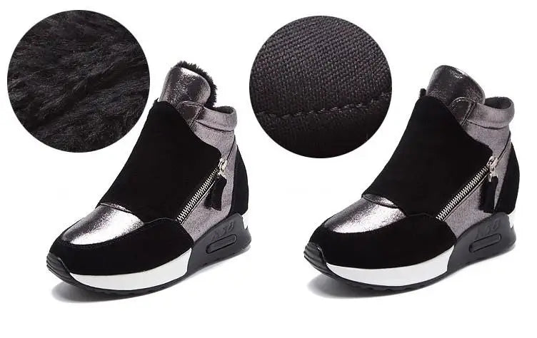 New fashion fur female warm ankle boots women boots snow boots and autumn winter women shoesboots women