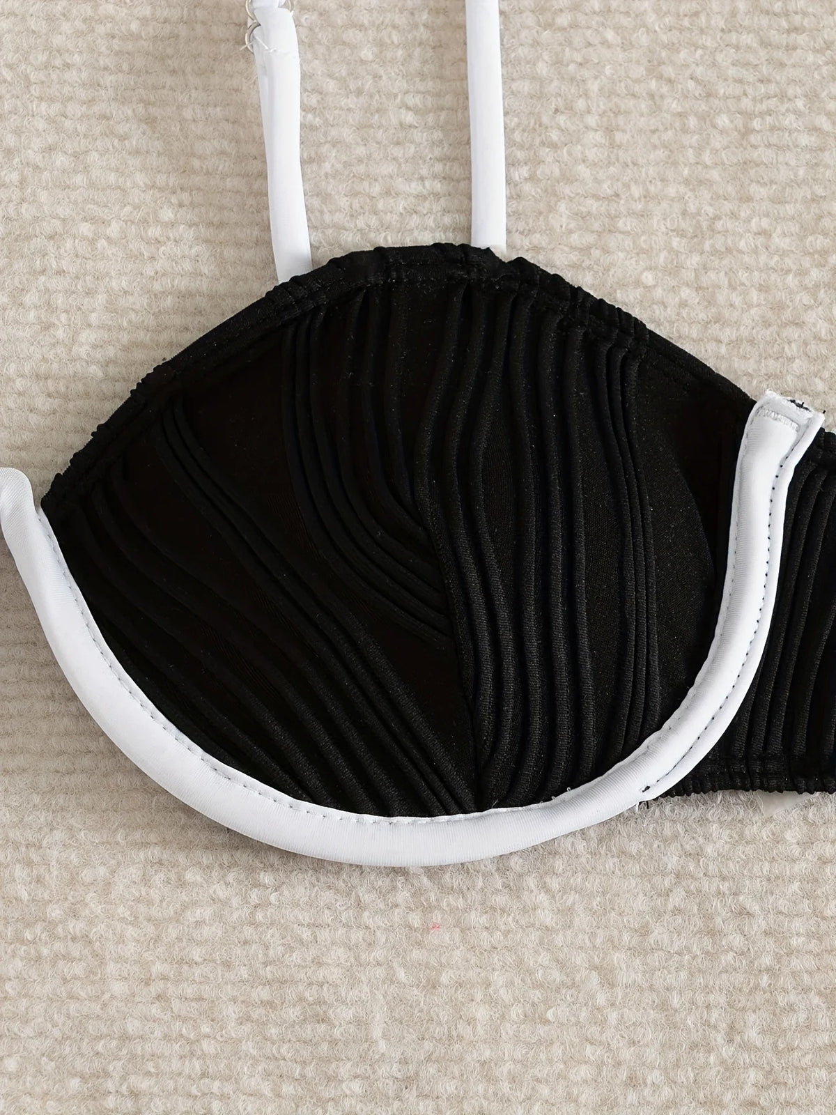 ZTVitality Sexy Patchwork Underwire Bikini 2025 New Arrival Biquini Padded Bra Push Up Bandage Swimsuit Women Swimwear Beachwear