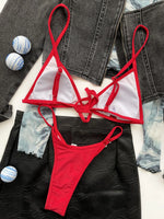 DEKA Brazilian Mini Micro Bikini Set Triangle Bikini New Women Swimsuit Solid Thong Bathing Suit Biquini Swimwear Beach Swimming