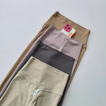 High Waist Women's Yoga Fitness Pants Naked Skin Feeling with Pockets Sports Tight Fit Running Trousers Hip Lifting Pants