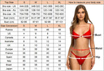 S - XL New Crochet Knitted Halter Bikini Top Female Swimsuit Women Swimwear Block Color Beach Top Bather Bathing Suit Swim K8083