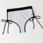 High Waist Bikini Set Sexy Push Up Swimsuit Women Black Beachwear Tummy Control Swimwear Drawstring Bathing Suit Bikinis 2026
