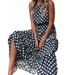 Women Dress Pullover Baggy Dot Print Vest Dress Long Dress for Women Clothing 2024 Summer Dresses Streetwear