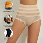 1Pc Women's Bodyshaper Belly Tightening Pants Body Lifting High Rise Panties Tummy Control Hip Underwear Solid Shapers Lingerie