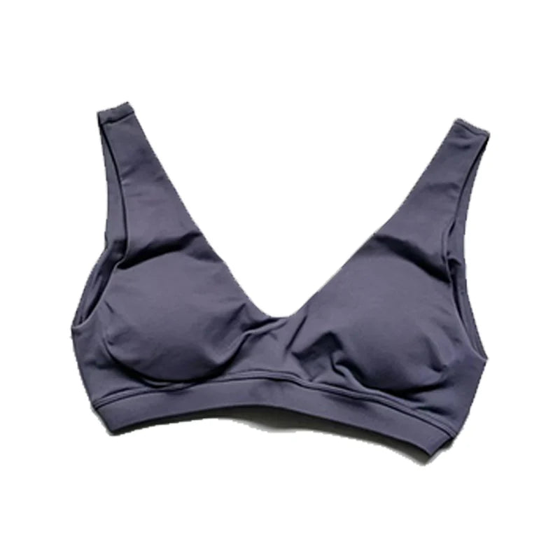 Scoop Back Sports Bra Women Shockproof Training Gym Bras Running Fitness Breathable Top Sports Vest High Impact Yoga Bras Woman