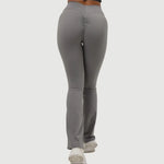 Women's Seamless Yoga Leggings Pants Sports Fitness Peach Hip-lifting High Waist Slimming Dance Training Workout Flared Pants