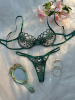 Ladies Youthful Daisy Summer Underwear Semi-Transparent Embroidered Cute Sweet Adjustable Style Women's Lingerie
