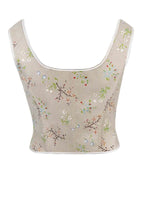New French oil painting retro shoulder strap vest corset waist abdomen chest support palace corset