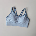 Women's Summer Shock-absorbing Running Yoga Tank Top with a Beautiful Contrasting Sports Bra and a Professional Pilates Bra