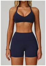 Gym Bras Cross Shoulder Straps Sports Underwear Anti-Sweat Fitness Top Women Yoga Bra Shockproof Crop Top Push Up Workout Tops