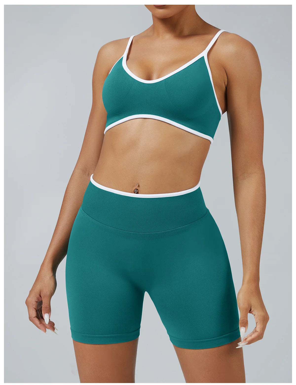 2PCS Yoga Suit Seamless Sports Set Gym Outfits Women Tracksuit Running Workout Clothes Sports Bra Athletic Wear Yoga Clothing