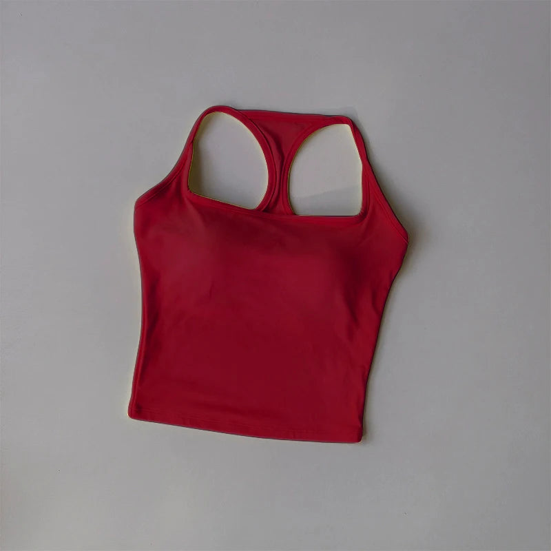 Women's Pilates Tank Top Push-Up Sports Bra Hollow Breathable Fitness Bras Gym Yoga Vest Sexy Running Tops Sportswear
