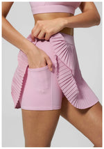 Golf Tennis Skirts with Pocket Women Gym Running Pleated Skorts Outdoor Sports Fitness Slim Shorts High Waist Yoga Golf Skirt