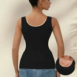 Seamless Women Shapewear Tank Top,U‑Back Design Tummy Control Body Shaper Slimming Camisole For Everyday Comfort