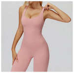 Women Yoga one-piece Jumpsuit Fitness Sports Overalls Gym Clothin Pilates Workout Clothes Outfit push-up Activewear Sportswear